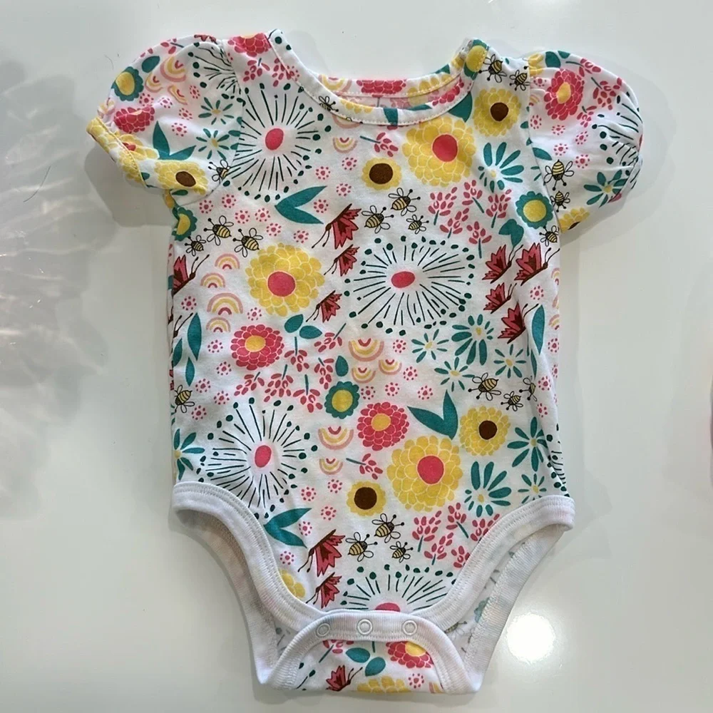 Floral baby matching set